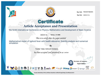 Mathematical model of typhoid fever with health education: Stability analysis and numerical simulation, Tehran, Iran